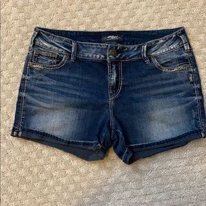 Silver shorts